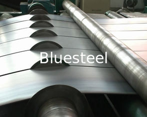 Bobina de acero de aluminio hidráulica que raja la línea máquina que raja rodada de la hoja de acero