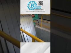 Línea de corte de acero PLC 600 - 1250mm Peso de la bobina 10 - 20T bobina OD 1200mm