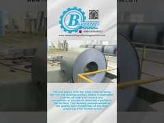 metal del control del PLC 25T que raja la línea para el corte de la bobina de la hoja