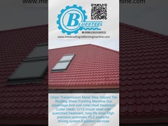 Máquina de moldeado de azulejos de acero metcoppo con hoja de corte Cr12 15-20m/min Velocidad