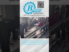 Máquina de puertas de trenes inferiores de sección T para la máquina de formación de puertas de persianas