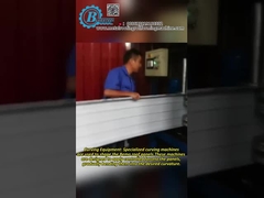 Máquina de flexión de arcos para techos de costura vertical con perfiles curvados