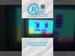 Máquina automática de puertas con persiana de rodillo de 10 a 20 m/min con sensor fotoeléctrico