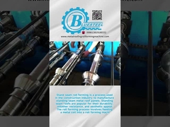 7.5KW Máquina de formación de rollos de costura de pie y solución de producción con 380V / 50Hz / 3Fase Voltage