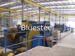 Precisión de acero cortado a la longitud de la línea Sistema de control PLC 1200mm bobina OD