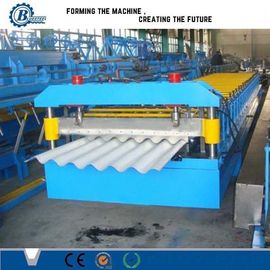 rollo de acero 5.5kw que forma la máquina con el sistema de control del PLC