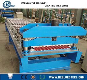 rollo de acero 5.5kw que forma la máquina con el sistema de control del PLC