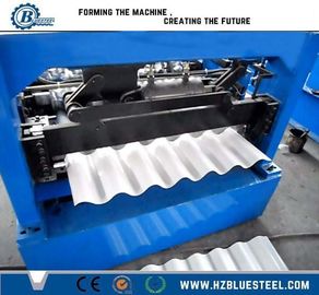 rollo de acero 5.5kw que forma la máquina con el sistema de control del PLC