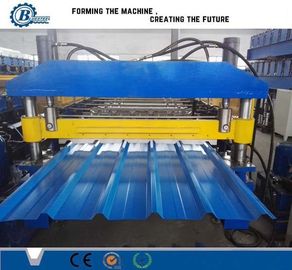 Máquina de formación de rodillos de techo de acero de alta velocidad de 5 kW