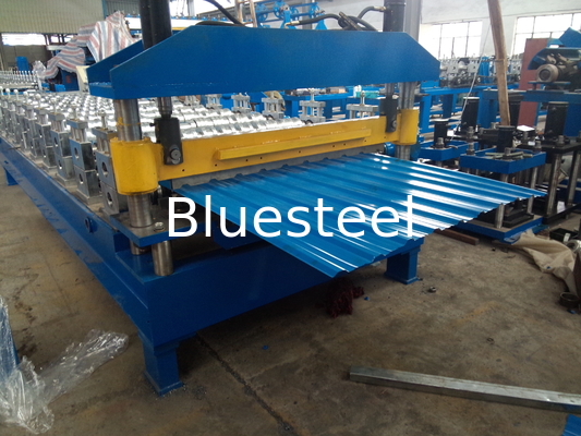 Máquina de moldeado de rodillos de acero industrial de 8 toneladas con control PLC