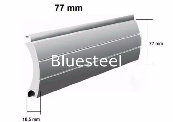 Máquina de puerta de persiana de acero y aluminio con sistema de control PLC