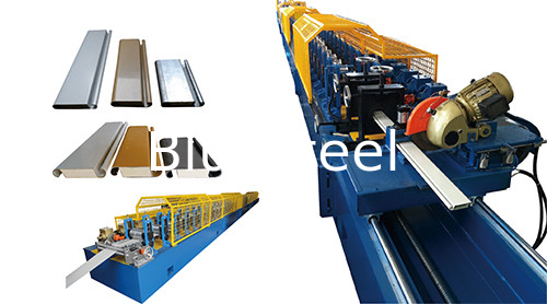 Máquina de puertas con obturador de rodillo con motor de CA con sistema de control PLC para el rendimiento