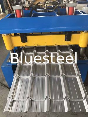 Máquina de moldeado de rodillos de techo de techo de tejas de trapezoides metálicos