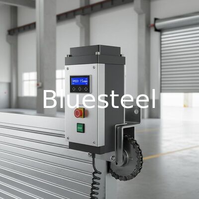 Máquina de puertas de persianas industriales con velocidad de 10-20m/min, reductor de engranajes helicoidales y codificador Omron para un control preciso