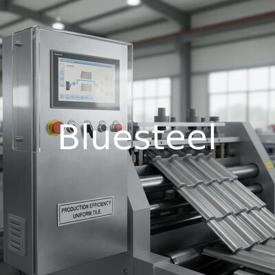 Máquina de moldeo de rodillos de techo de metal de control PLC con rodillos de acero 45 # y velocidad de moldeo de 8-30 m / min para una producción eficiente de azulejos de acero