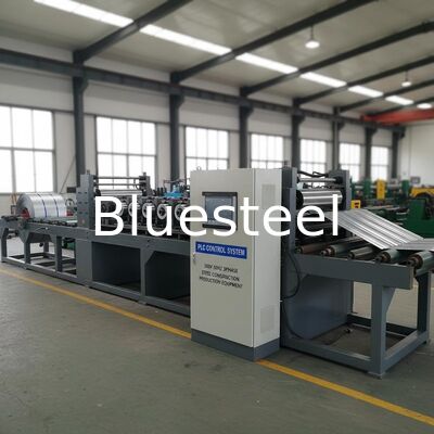 380V 50HZ 3Phase PLC Control Metal Roofing Roll Forming Machine with 0.3-0.8mm Thickness and 8-30m/min Forming Speed