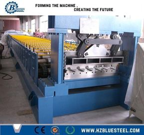 Grueso hidráulico de la máquina 0.3-0.8m m de la formación de hoja de cubierta de piso que corta