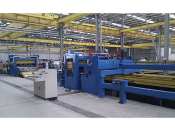 Línea cortada de acero de la longitud del PLC peso 10 de la bobina de 600 - de 1250m m - 20T bobina OD 1200m m