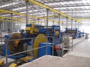 Línea de corte de acero personalizable a longitud con eficiencia de 30-120 m/min y ID de bobina de 508 mm